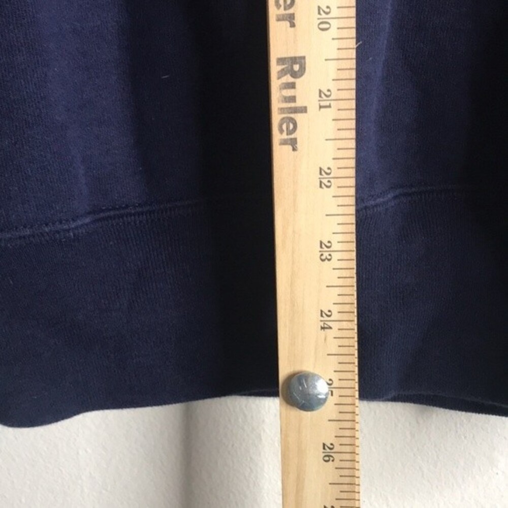 Vintage Oxford university navy blue pullover sweater unisex size small - Picture 8 of 11